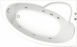 Bas Акриловая ванна Сагра 160x100 R с гидромассажем – фотография-1